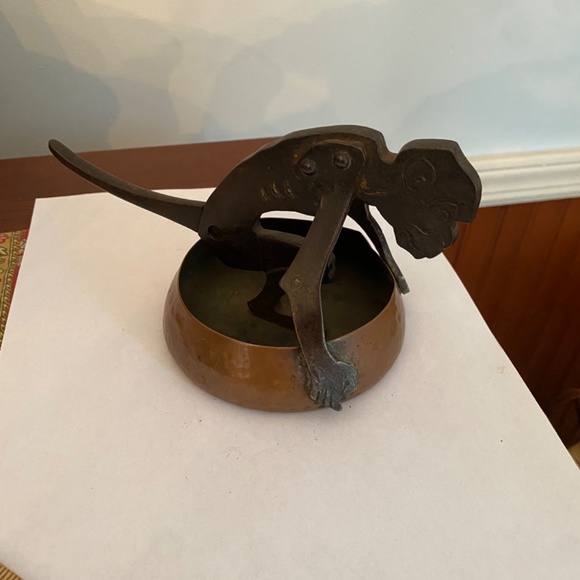 Antique Monkey Cigar Cutter with Copper tray - Picture 1 of 13
